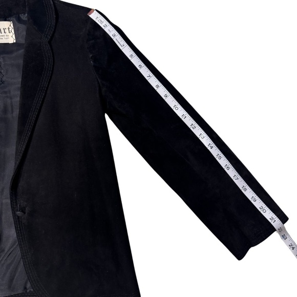 Rare Vintage Bart by Sibylle Lyn Black Suede Jacket – M/L – Made in Canada - Picture 13 of 15